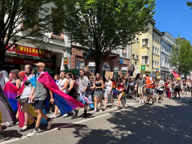 Die queere Community in Offenburg zeigte Präsenz. | Foto: ag