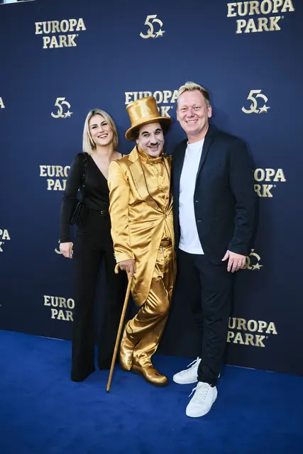 Jens "Knossi" Knossalla mit Freundin Lia Mitrou | Foto: Europa-Park