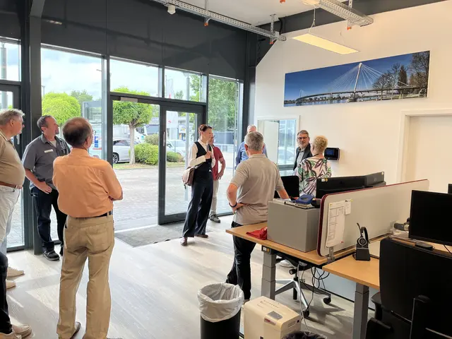 Die Büroflächen sind nun offen gestaltet. | Foto: gro