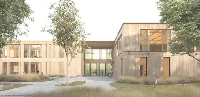 „Visualisierung Haupteingangsbereich“ Architekten Harter + Kanzler & Partner aus Freiburg | Foto: Stadt Gengenbach