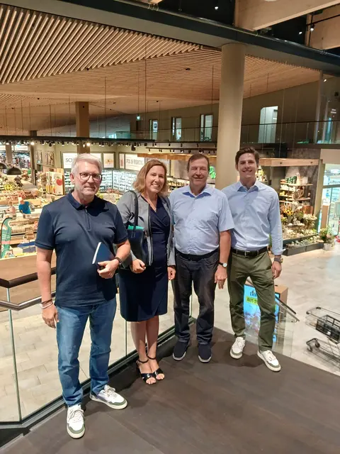 Uwe Kohler (v. l.), Maren Seifert, Thomas Marwein und Maximilian Kohler | Foto: Abgeordnetenbüro Thomas Marwein