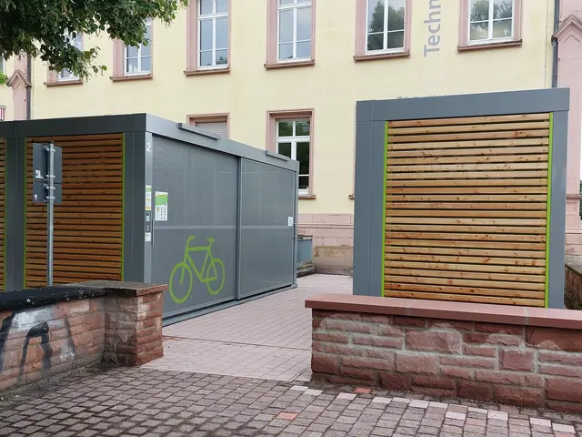 Die neue Fahrradsammelanlage vor dem Technischen Rathaus. | Foto: Stadt Offenburg