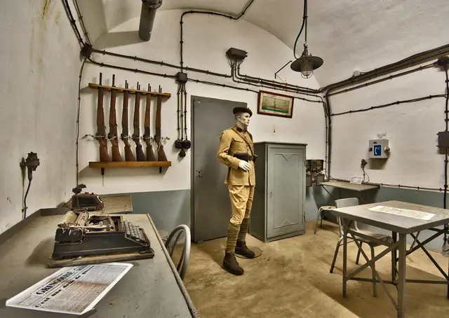 Das Arbeitszimmer des Festungskommandanten im Fort Four à Chaux.  | Foto: FORTE CULTURA