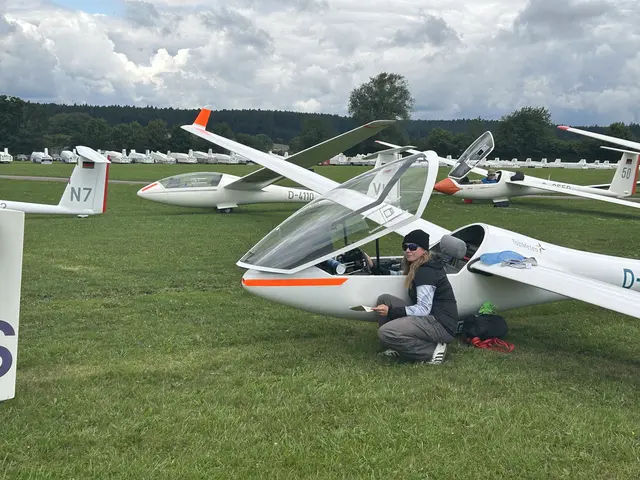 Startvorbereitung für den Flugzeug-Schlepp