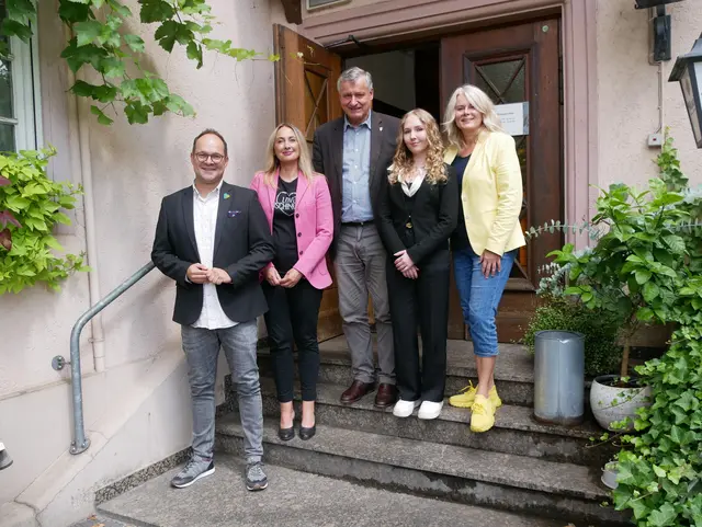 Bürgermeister Martin Aßmuth, Hofstetten (v. l.), Bürgermeisterin  Amalia Lindt-Herrmann, Ortenberg, Dr. Hans-Ulrich Rülke MdL, Fraktionsvorsitzender FDP/DVP-Landtagsfraktion, Landesvorsitzender und Spitzenkandidat FDP BW, Ann-Katrhin Stulz, Landtagskandidatin der FDP in Offenburg, Sanja Tömmes, Gemeinderätin Kehl, Ortsvorsteherin Kehl-Auenheim und Landtagskandidatin der FDP Kehl | Foto: FDP-Landtagsfraktion