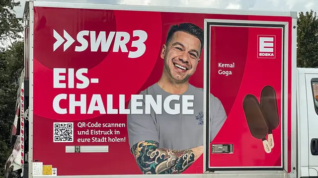 Der SWR3 Eistruck macht in Offenburg-Windschläg Halt. | Foto: SWR3
