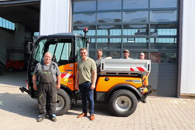 Adelbert Peschke (v. l.), Bürgermeister Viktor Lorenz, Marc Steiner, Sebastian Münz, Jürgen Lechleiter | Foto: Gemeinde Appenweier