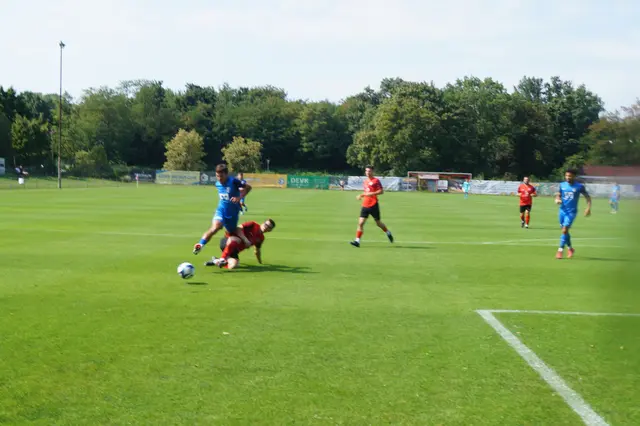 In der zweiten Hälfte spielte Lahr (blau) druckvoller. | Foto: woge