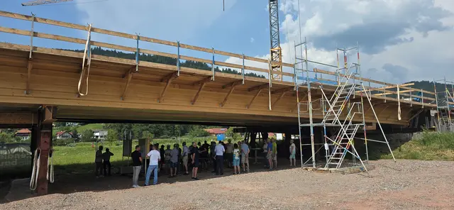 Großes Interesse am „Tag der offenen Brücke“ zwischen Fischerbach und Haslach | Foto: Ortenaukreis