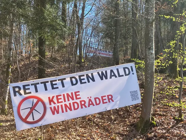 Zwei Gegner des Windparks auf der Hummelsebene sind mit ihrem Eilantrag auf Baustopp vor dem Verwaltungsgerichtshof gescheitert.  | Foto: ag