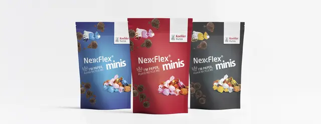 Das neu entwickelte Verpackungspapier »Koehler NexPlus Seal Coat« zeichnet sich durch hohe Knick- und Bruch-Beständigkeit, glänzende Oberflächen und lebendige Druckergebnisse aus. | Foto: Koehler-Gruppe