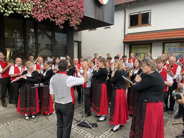 Der Musikverein-Trachtenkapelle Kappelrodeck spielte auf. | Foto: mak