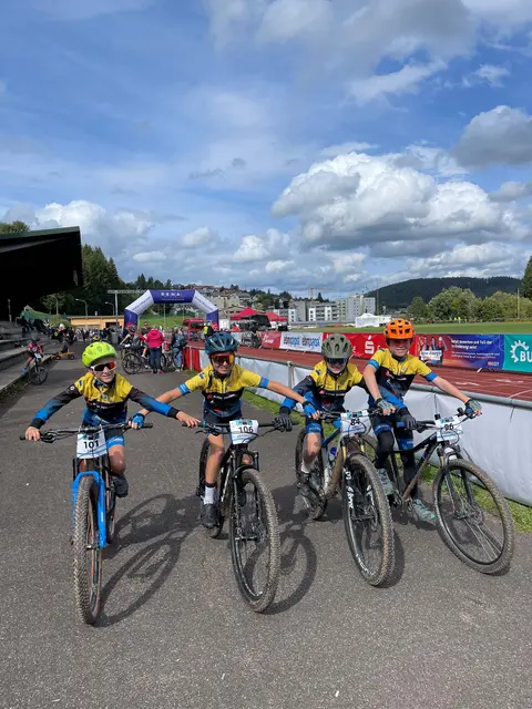 Von Links, Felix, Samuel, Mats, Maximilian in Furtwangen.