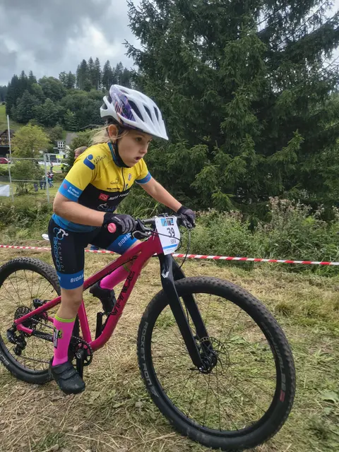 Sofia im Rennen auf dem Weg zum Sieg.