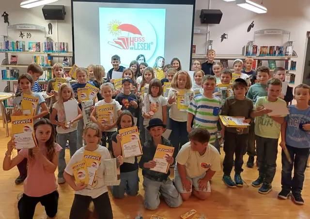 Mit einer Party in der Stadtbibliothek Rheinau endete die diesjährige Aktion "Heiß auf Lesen" in Rheinau.  | Foto: Stadt Rheinau/Verena Kowarsch