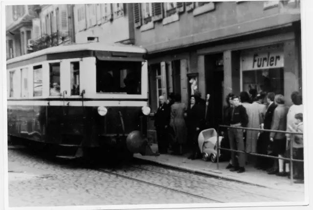 Das "Bähnle" verband von 1894 bis 1952 das Schuttertal mit Kehl und Straßburg. | Foto: Stadtarchiv Lahr