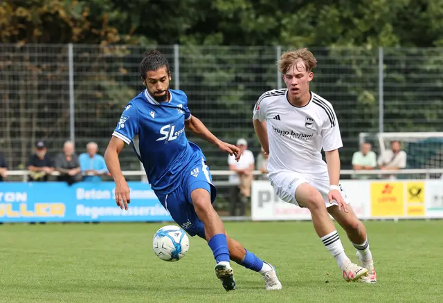 Oberacherns Rachid Gueddin (links) erzielte das 1:0 für den SVO. | Foto: fs