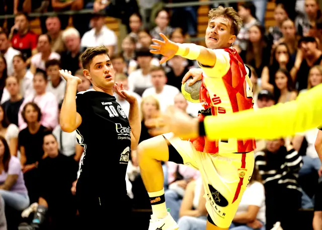 Dustin Ammel traf im Lokalderby für den favorisierten HTV Meißenheim in einer vollen Halle vier Mal ins Schwarze. | Foto: Fissler