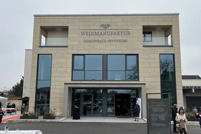 Der Baden-Württembergische Genossenschaftsverband zieht in der Weinmanufaktur Gengenbach-Offenburg Bilanz des Weinjahrs 2025. | Foto: gro