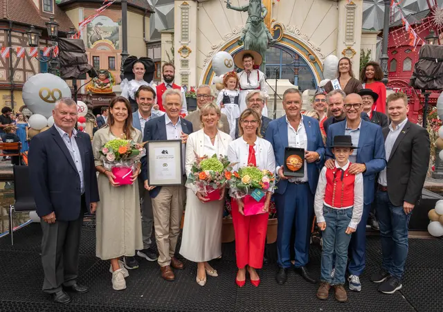Die Verleihung der „Bretzel d’Or” an die Familie Mack, Inhaber des Europa-Park | Foto: Europa-Park