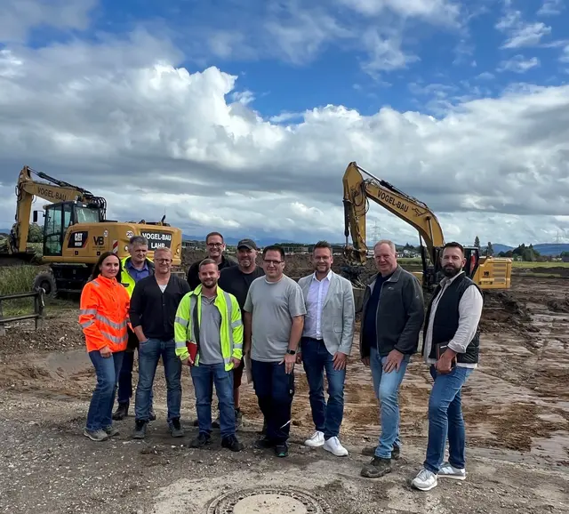 Spatenstich für das neue Gewerbegebiet Schaflache Süd in Neuried
 | Foto: Gemeinde Neuried