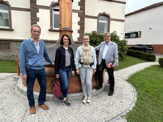 Siegbert Meier (v. l.), Dr. Katrin Merkel, Katharina Schuler und Willi Stächele | Foto: Wahlkreisbüro Willi Stächele
