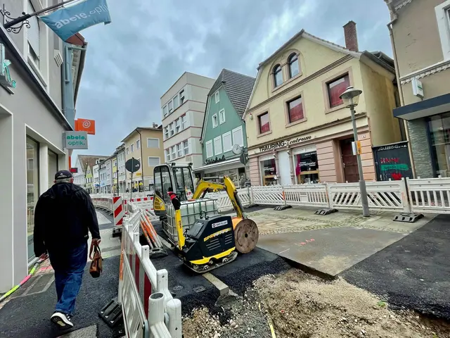 Derzeit wird im Abschnitt Steinstraße 6 bis Spitalstraße gearbeitet.  | Foto: Stadt Offenburg/Siefke