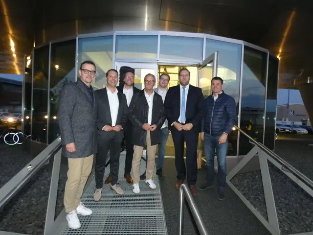 Erik Weide, Bürgermeister Friesenheim (v. l.), Marco Gutmann, Schwanau, Tobias Uhrich, Neuried Markus Ibert, Lahr, Philipp Klotz, Kappel-Grafenhausen, Bode Lange und Matthias Gutbrod, Kippenheim | Foto: Hans Spengler