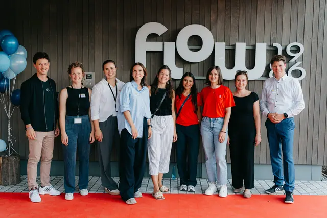 Dr. Thomas Scheuerle (l.), das Team von Black Forest Innovation und dem BadenCampus sowie Florian Appl (r.) | Foto: BadenCampus und Black Forest Innovation
