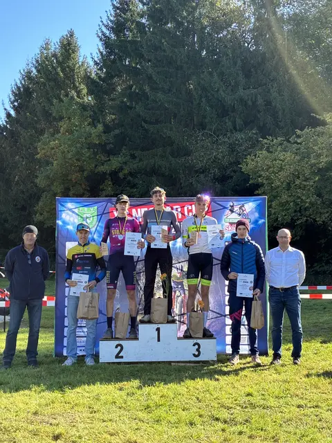 Podium bei der BAWÜ der Junioren mit Jonathan Huber (links) | Foto: Verein