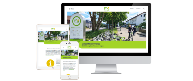 Unter einfach-mobil-ortenau.de finden Interessierte jetzt noch übersichtlicher alle Informationen zu den Mobilitätsangeboten in der Ortenau.  | Foto: endura kommunal