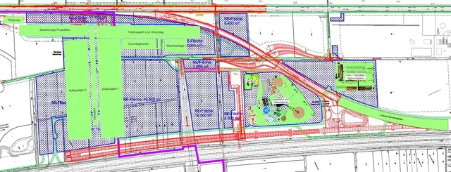Lageplan für das mögliche Tübbingwerk in Hohberg | Foto: Gemeinde Hohberg