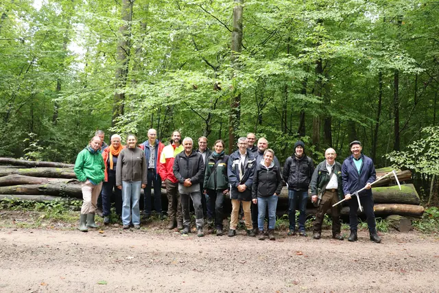 Die Teilnehmer der Waldbegehung | Foto: Gemeinde Appenweier
