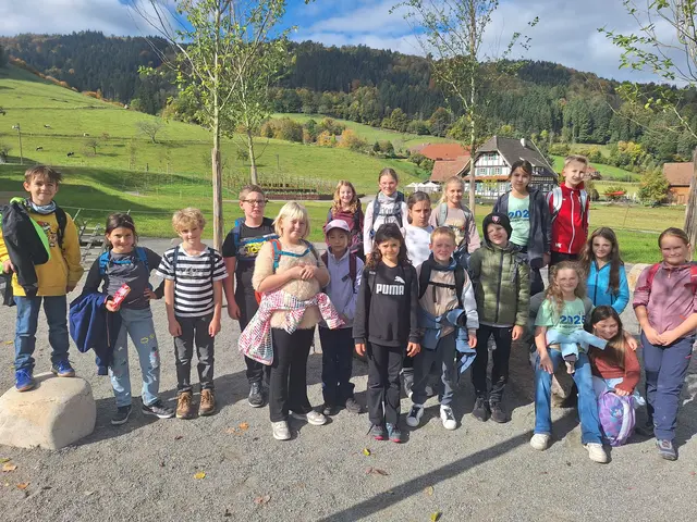 Steinacher Viertklässler besuchen den Vogtsbauernhof | Foto: Ute Lederer