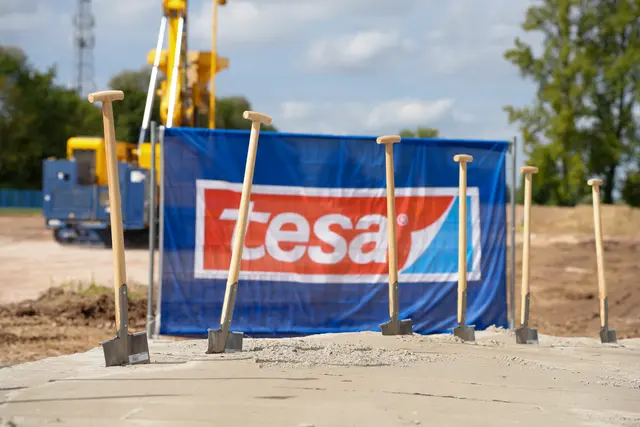 Am Montag war der Baustart für neue Produktionsgebäude in Offenburg. | Foto: Tesa SE