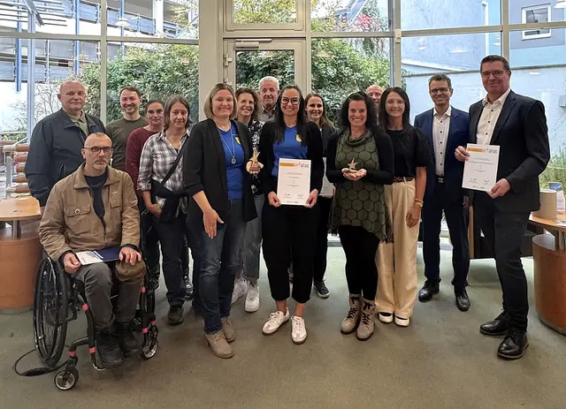 Strahlende Gesichter bei der Preisübergabe | Foto: Volksbank Lahr