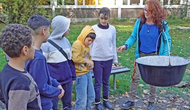 Die Lagerfeuer-Suppe am letzten Tag war ein besonders leckeres Highlight. | Foto: Stadt Kehl/Gabriele Dasch
