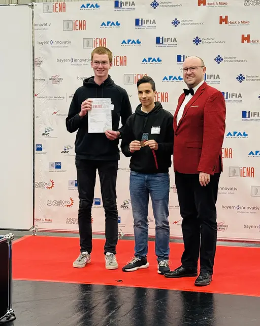 Tom Blum und Leonard Brugger bei der Preisverleihung | Foto: Suzana Krsticevi