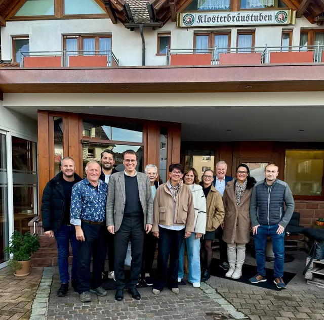 Austausch mit Mitgliedern des Handels- und Gewerbevereins Zell a.H. im Hotel "Klosterbräustuben" | Foto: Büro Volker Schebesta MdL