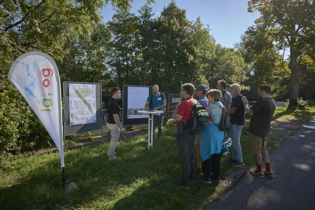 Beim Vor-Ort-Termin wurden Ideen gesammelt. | Foto: Stadt Offenburg/Michael Bode