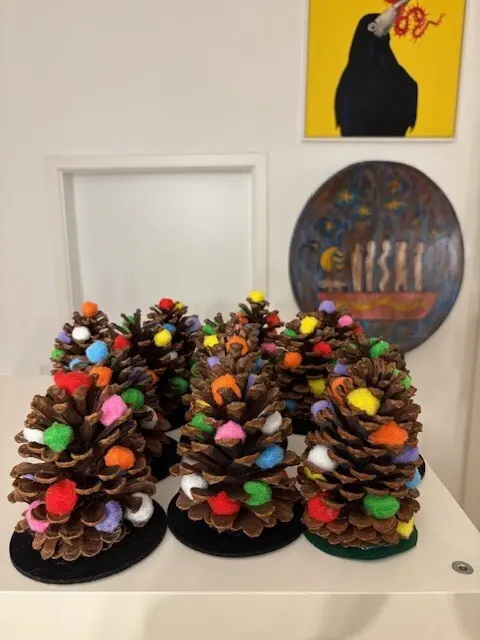 Dekorierte Tannenzapfen | Foto: Stadt Lahr