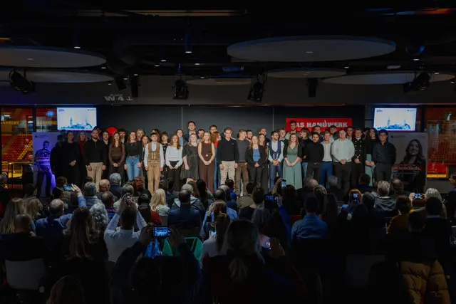 50 Kammersieger der Deutschen Meisterschaft im Handwerk (DMH) wurden bei der Siegerfeier im Europa-Park Stadion des SC Freiburg geehrt.       | Foto: HWK FR/Sina Graziani-Leppert 