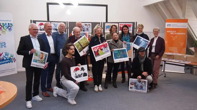 Präsentation des Kalenders | Foto: Volksbank Mittlerer Schwarzwald