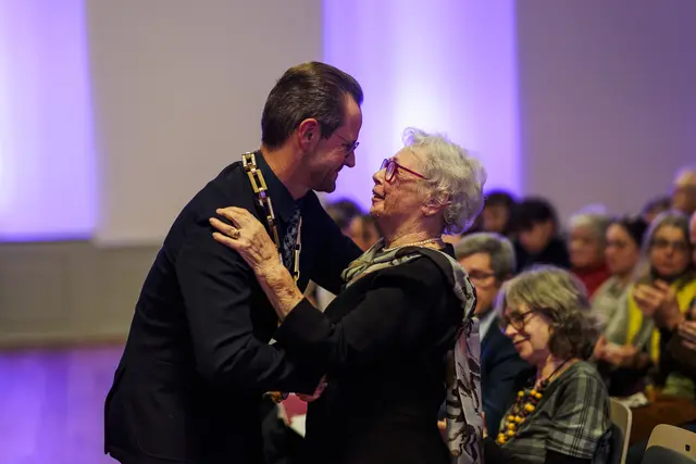 Marco Steffens und Eva Mendelsson | Foto: Stadt Offenburg/Philipp von Ditfurth