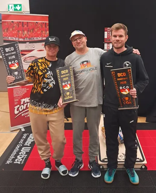 Die Sieger des Shootout-Turniers von links: Silke Bitz (Platz zwei), Stephan Beck (Sieger), Jonas Seckinger (Platz drei) | Foto: Foto: privat