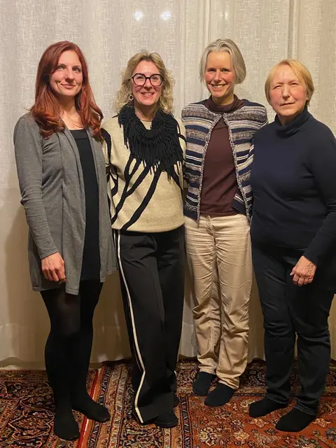 Der neu gewählte Vorstand des FrauenGesundheitstage e. V.:  Marlene Feger (v. l.), Gerlinde Schleicher, Hedda Janssen und 
Jutta Heider  | Foto: FrauenGesundheitstage e. V.
