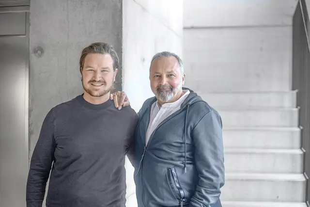 Michael Kalt (rechts) übergibt die operative Führung von ICT an Benjamin Discher. | Foto: ICT/Moritz Schwitzkowski