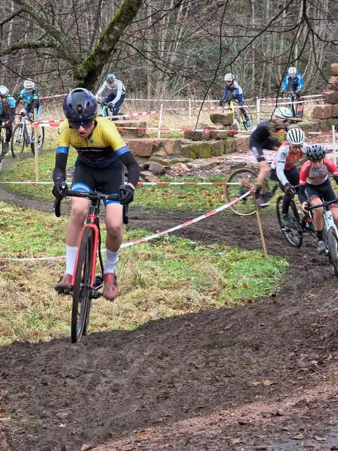 Hannes Sprenger (vorne) war bei den Bundesligaläufen im Cyclocross nicht zu schlagen. | Foto: Gregor Sprenger