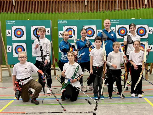 Die erfolgreiche Bogen-Jugend der Ortenberger Schützengesellschaft | Foto: Sandra Martin