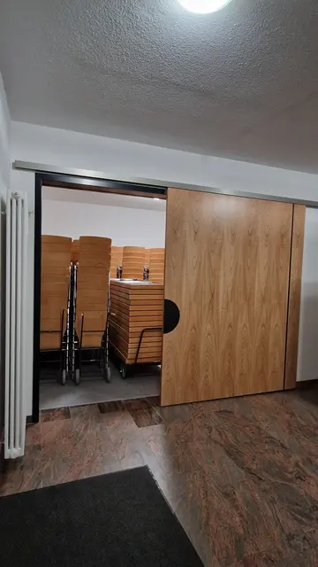 Schiebetür zum Stuhllager | Foto: Gemeinde Ringsheim